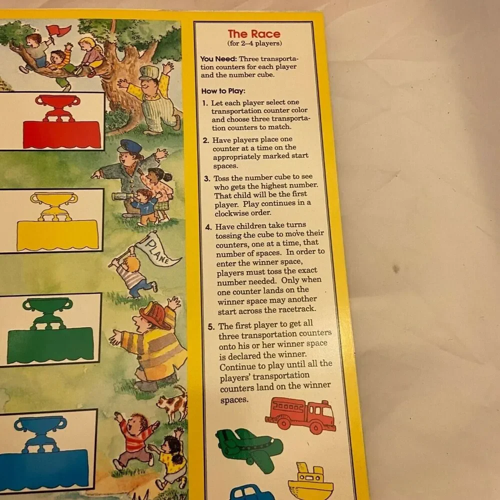 #4113 Vintage Transportation counter manipulatives